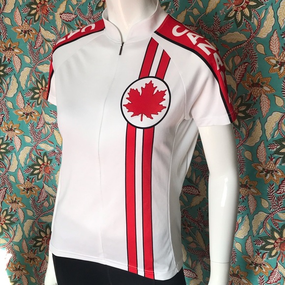 Primal Speed Pro Canada Cycling Jersey in White Women’s Size Small - Picture 3 of 17